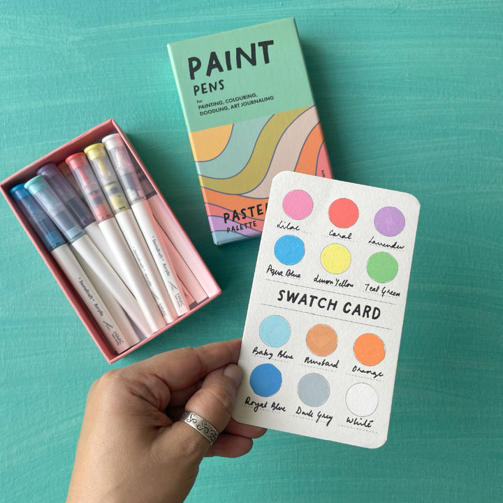 The Pastel Palette Paint Pen Box - Acrylic Paint Pens (Set of 12)
