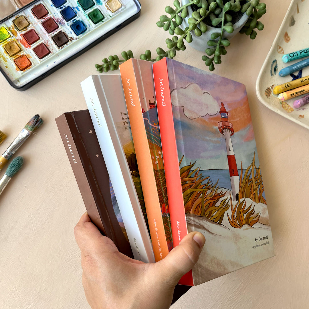 Lighthouse Art Journal Sketchbook