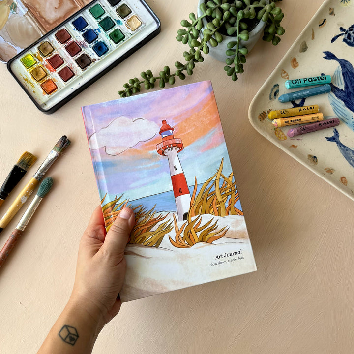 Lighthouse Art Journal Sketchbook