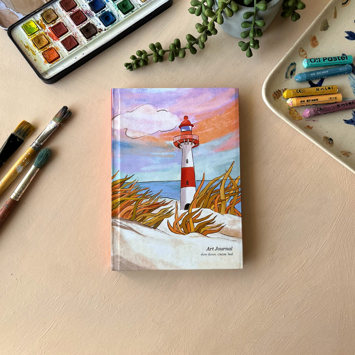 Lighthouse Art Journal Sketchbook