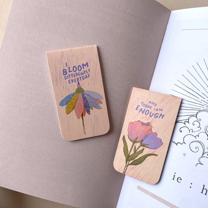 Bloom Differently - Magnetic Bookmarks (Set of 2)