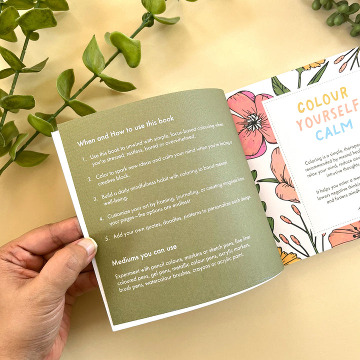 Mini Botanicals Colouring Book