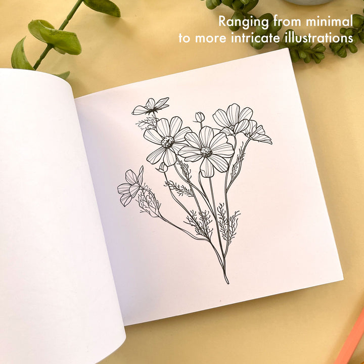 Mini Botanicals Colouring Book