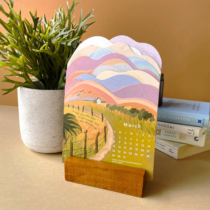 Keep Going 2026 Desk Calendar