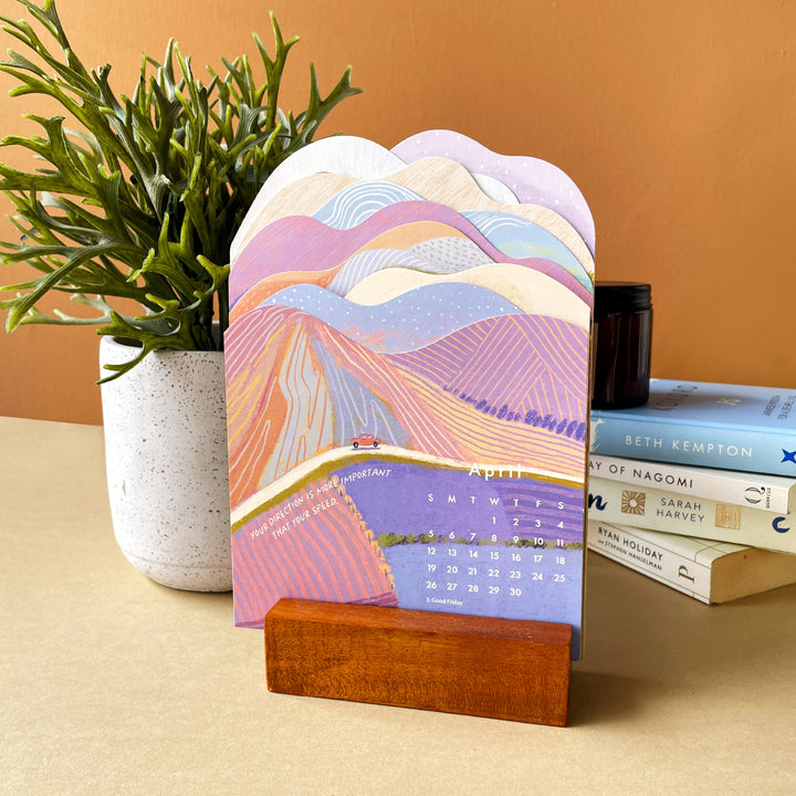 Keep Going 2026 Desk Calendar