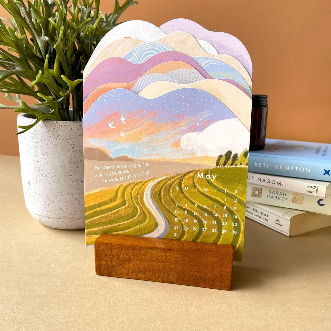 Keep Going 2026 Desk Calendar