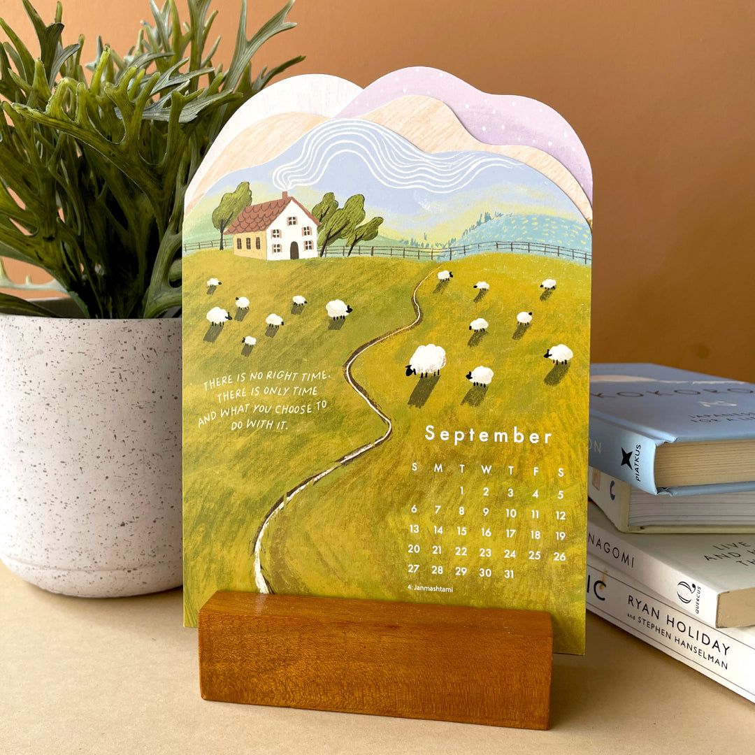 Keep Going 2026 Desk Calendar