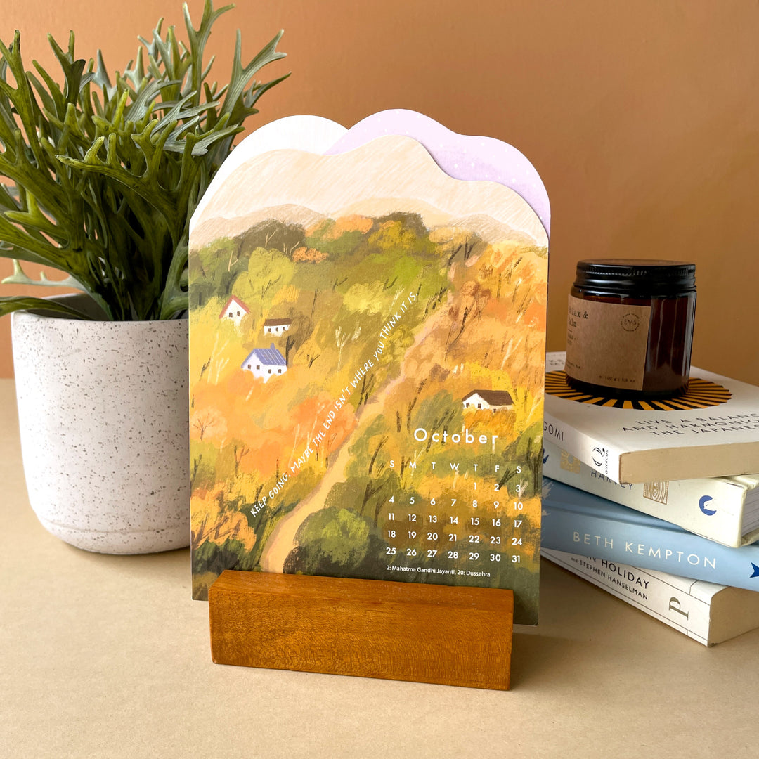 Keep Going 2026 Desk Calendar
