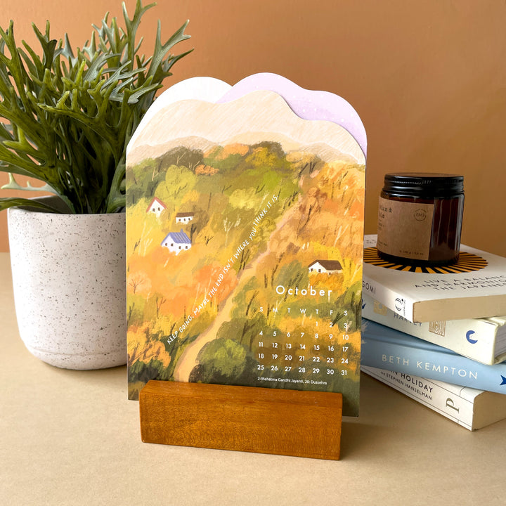 Keep Going 2026 Desk Calendar