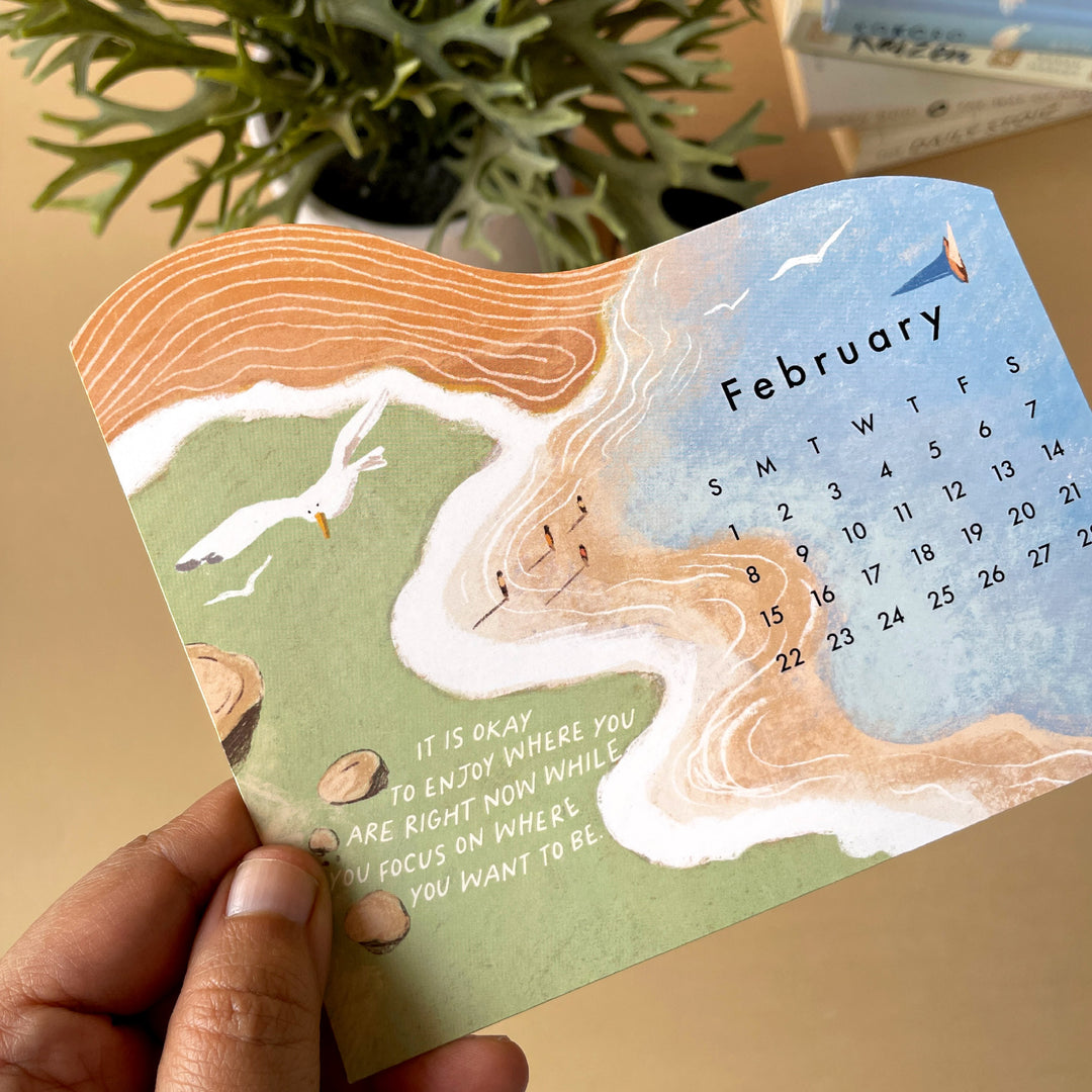 Keep Going 2026 Desk Calendar