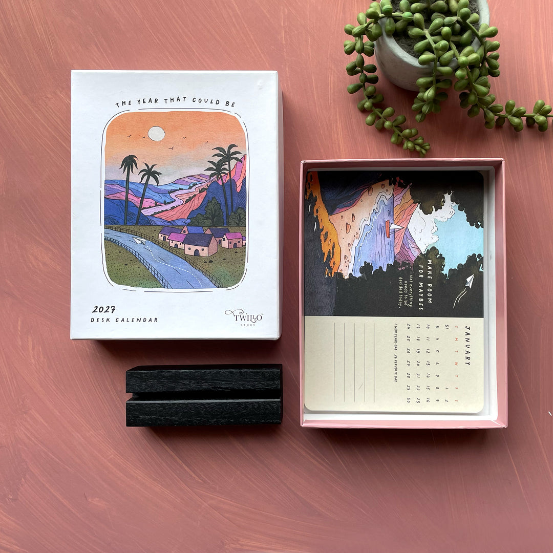 2027 Desk Calendar - The year that could be