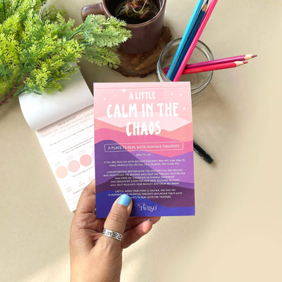 Calm in Chaos  - Anxiety Relief Journal Pad