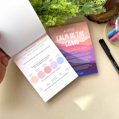 Calm in Chaos  - Anxiety Relief Journal Pad