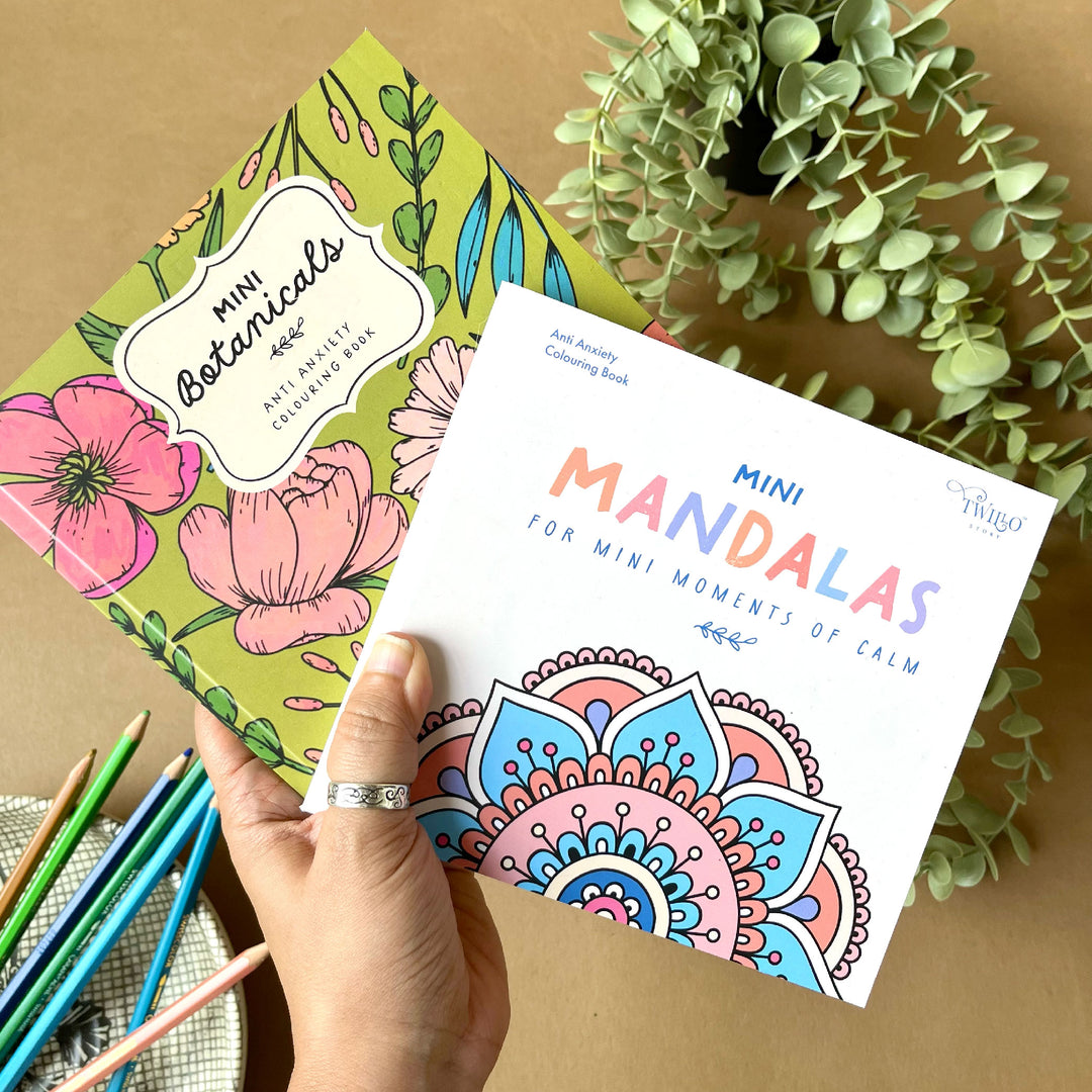 Mini Colouring Book Set of 2