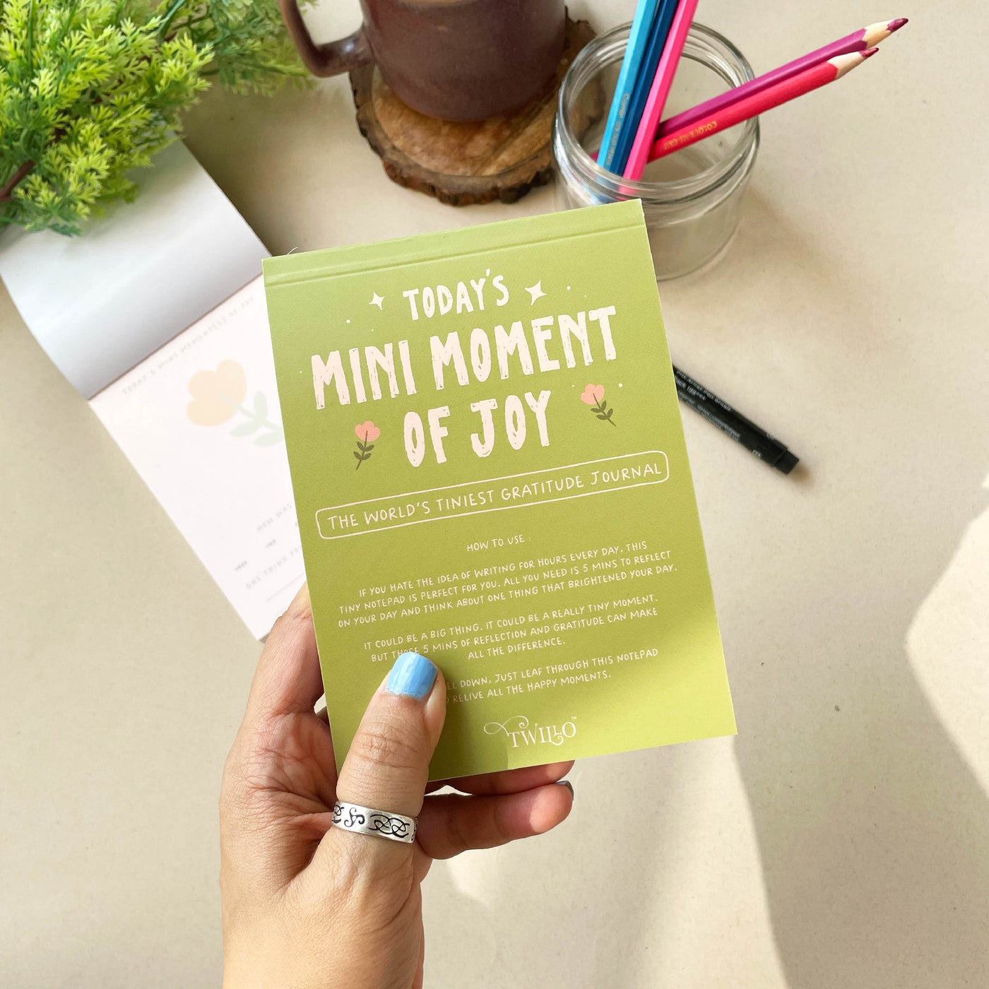 Mini Mental Wellness Journal Pads - Set of 4