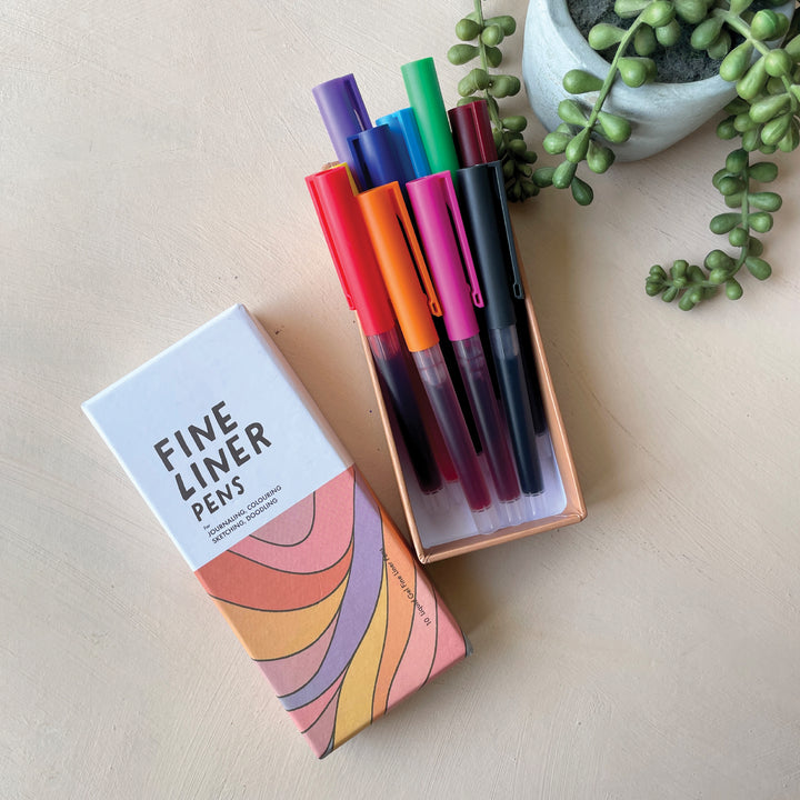 Fineliner Journaling Pens (Set of 10)