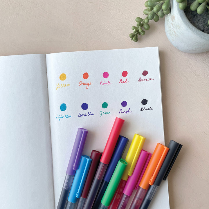 Fineliner Journaling Pens (Set of 10)