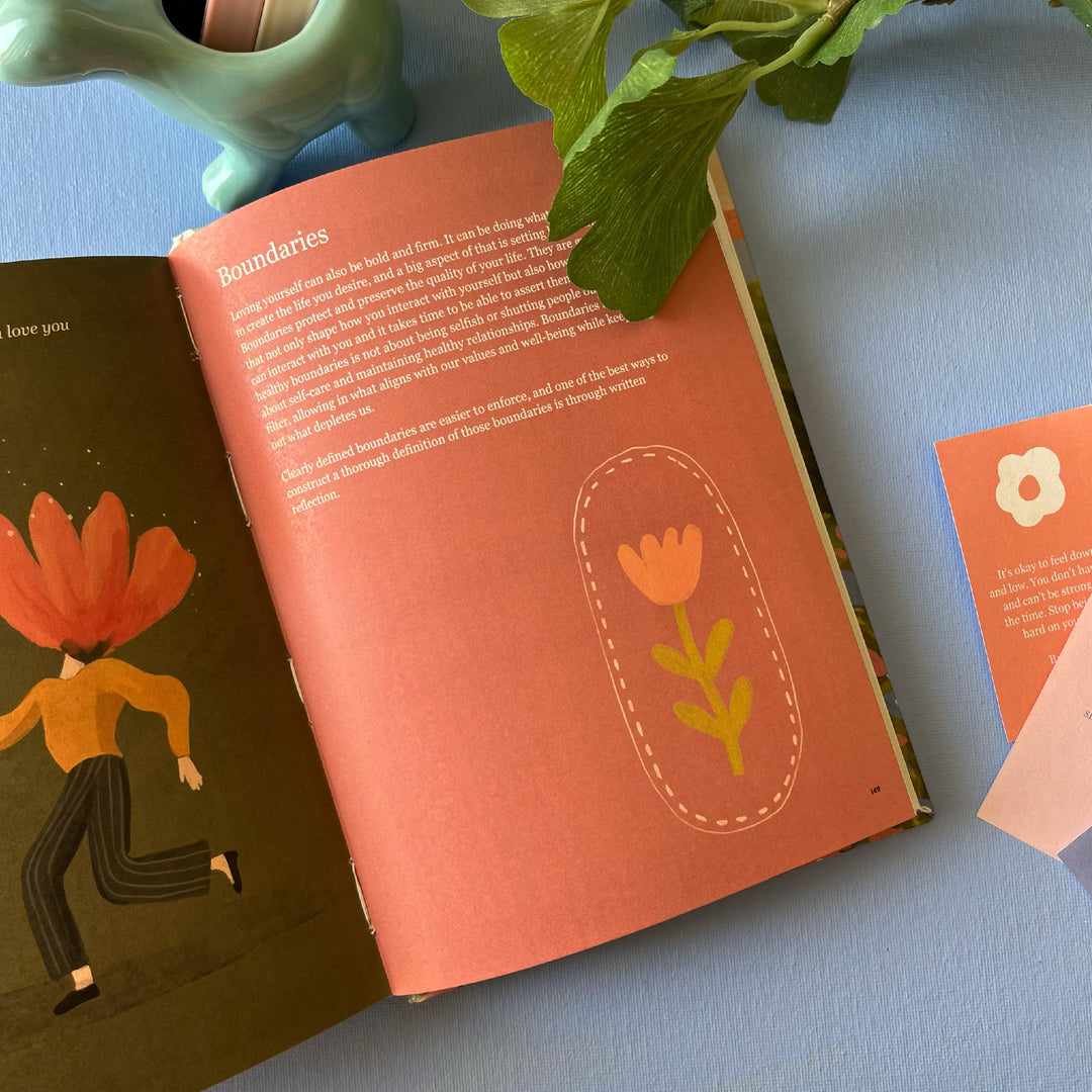 Twice the Love Set - Two Self Love Journals + 1 Free Wholesome Sticker Book