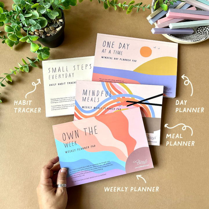 The Mindful Productivity Planner Set of 4