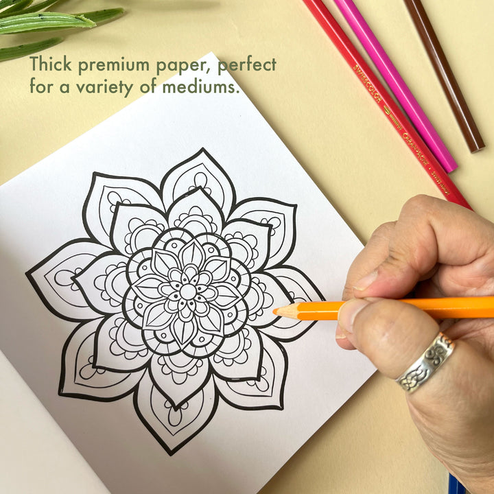 Mini Mandala Colouring Book