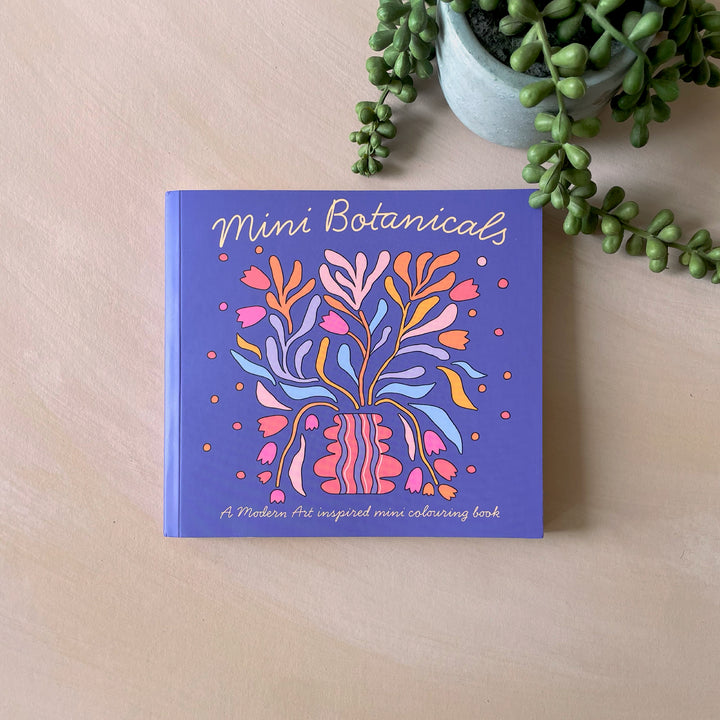 Mini Botanicals - Modern Art Inspired Mini Colouring Book