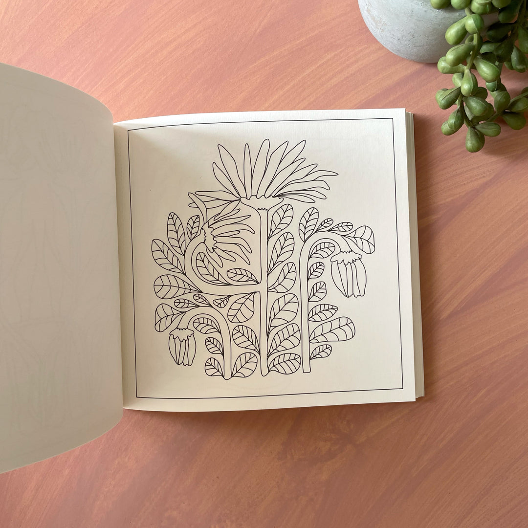 Mini Botanicals - Modern Art Inspired Mini Colouring Book