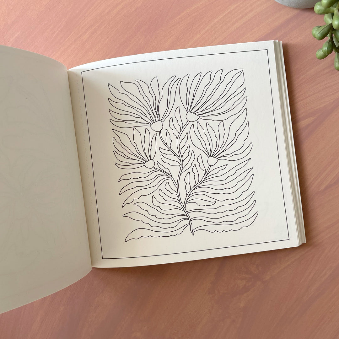 Mini Botanicals - Modern Art Inspired Mini Colouring Book