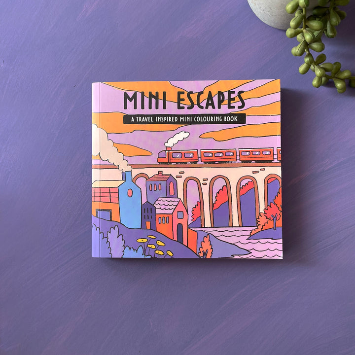 Mini Escapes - Travel Inspired Mini Colouring Book