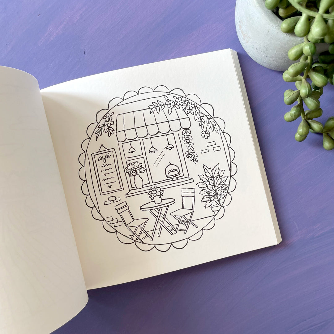 Mini Escapes - Travel Inspired Mini Colouring Book