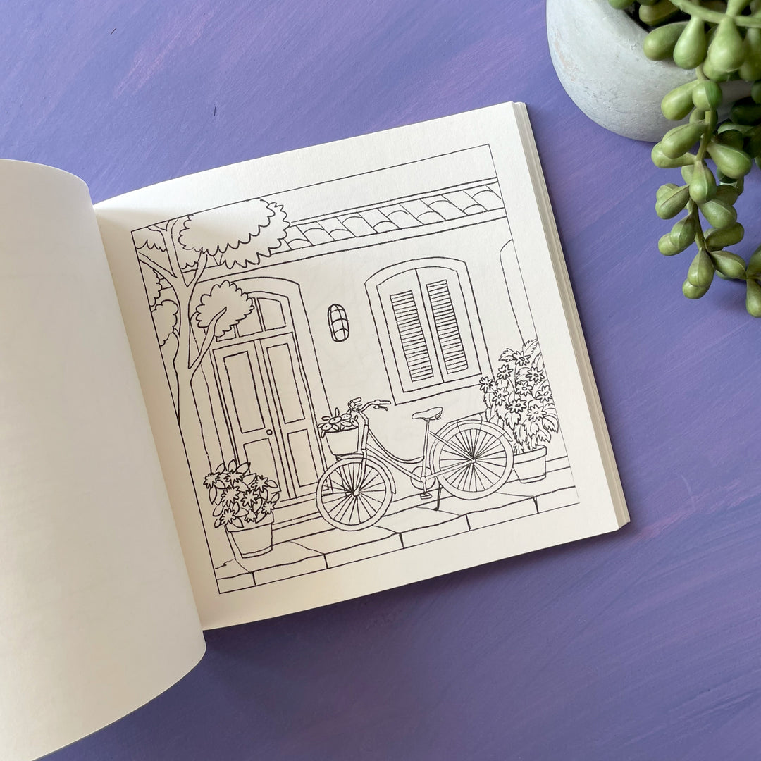 Mini Escapes - Travel Inspired Mini Colouring Book