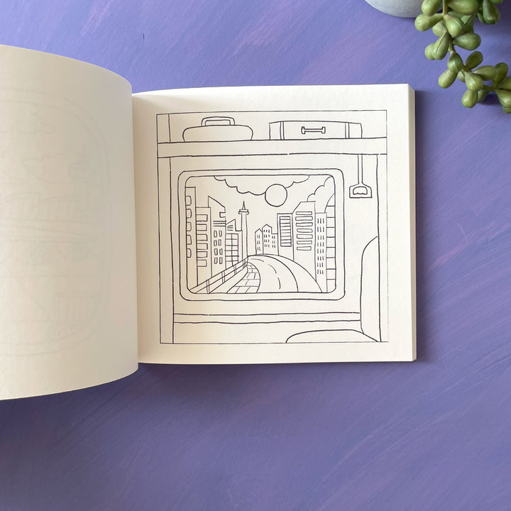 Mini Escapes - Travel Inspired Mini Colouring Book