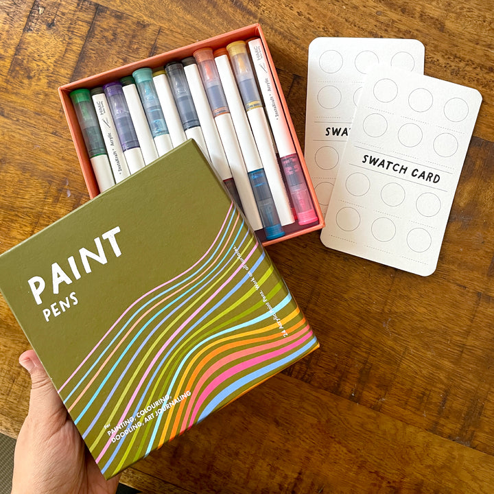 The Paint Pen Box  - Acrylic Paint pens (Set of 24)