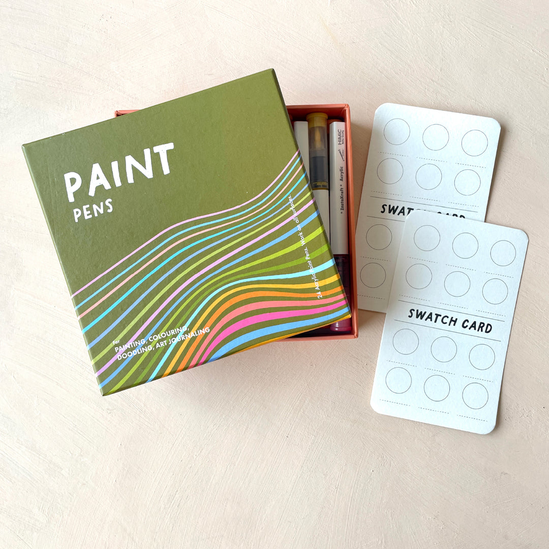 The Paint Pen Box  - Acrylic Paint pens (Set of 24)