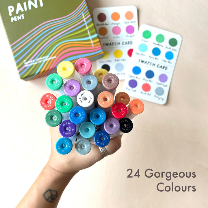 The Paint Pen Box  - Acrylic Paint pens (Set of 24)