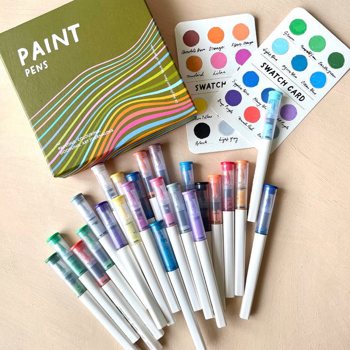 The Paint Pen Box  - Acrylic Paint pens (Set of 24)