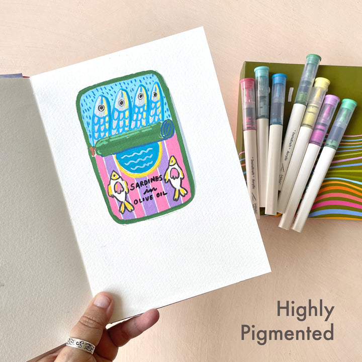The Paint Pen Box  - Acrylic Paint pens (Set of 24)