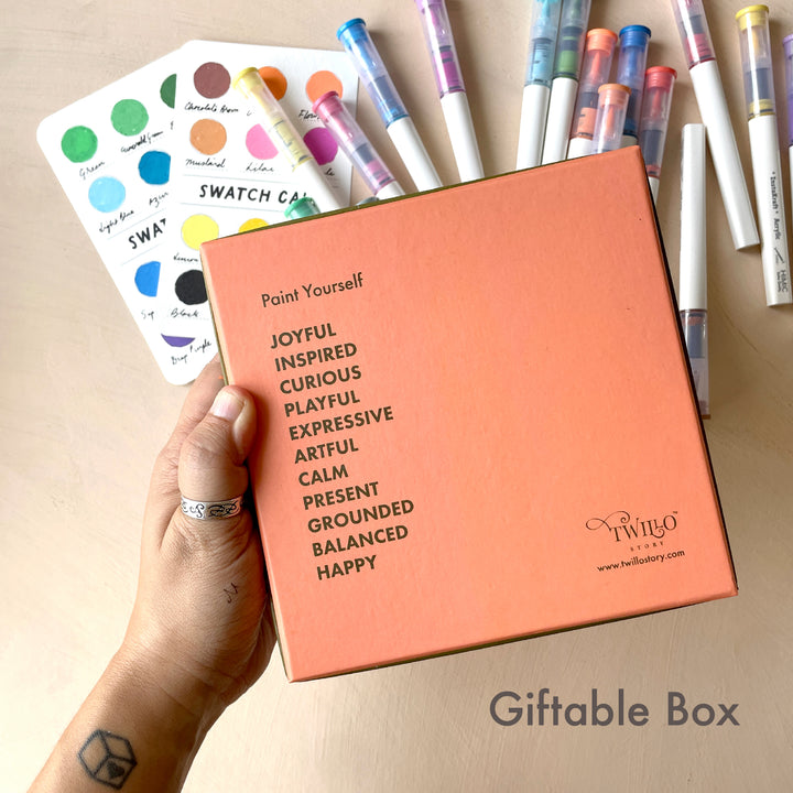 The Paint Pen Box  - Acrylic Paint pens (Set of 24)