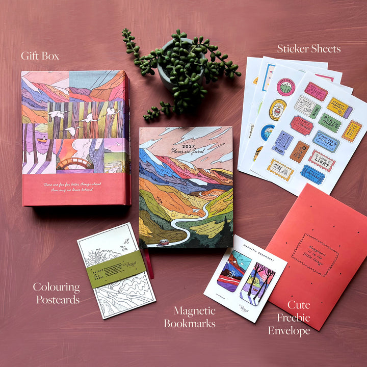 2027 Dated Planner & Journal - The Mountains are Calling