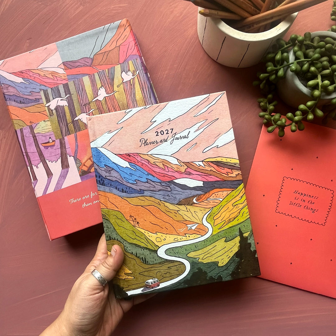 2027 Dated Planner & Journal - The Mountains are Calling