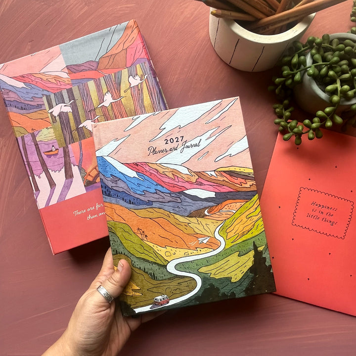 2027 Dated Planner & Journal - The Mountains are Calling