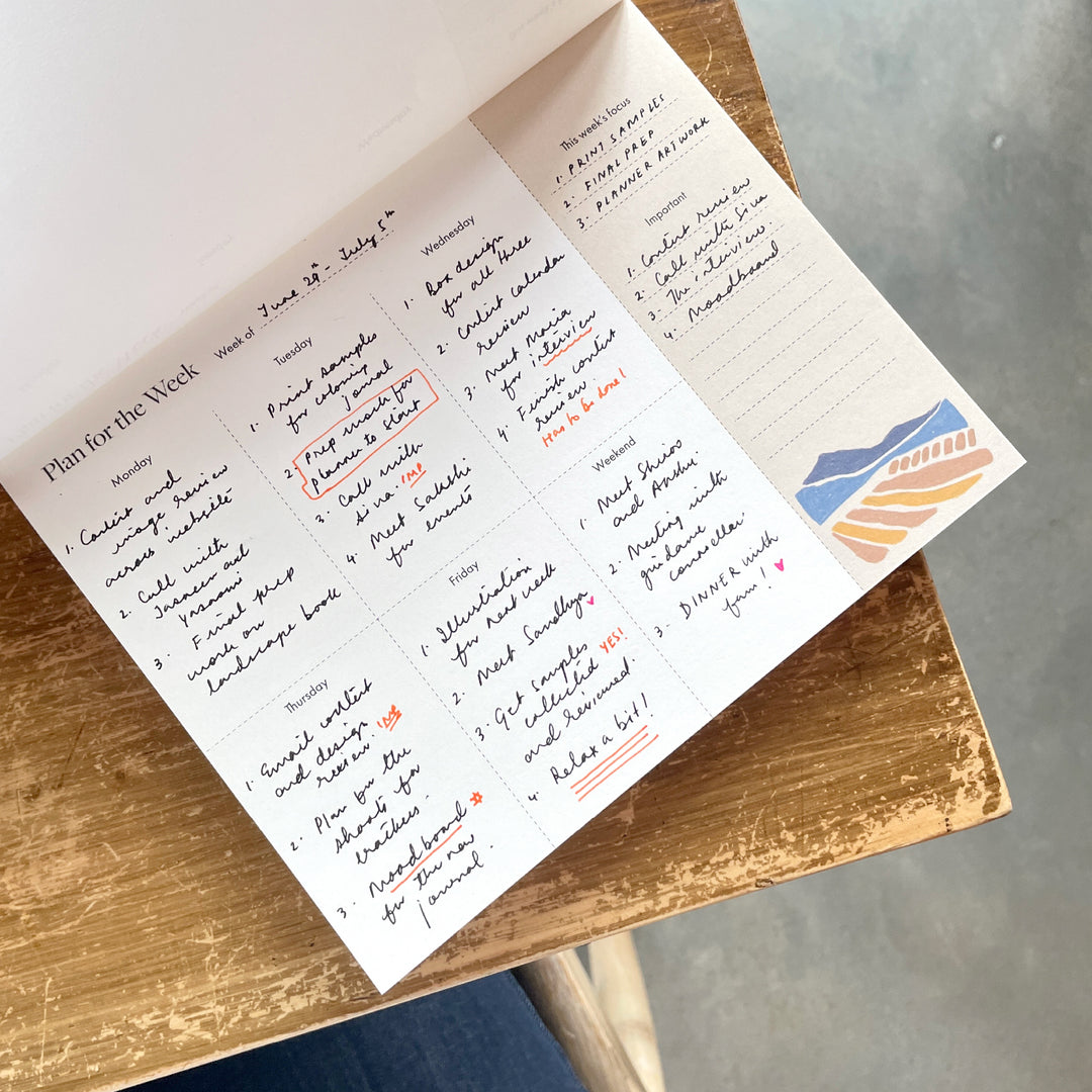 One Week at a Time - Weekly Planner