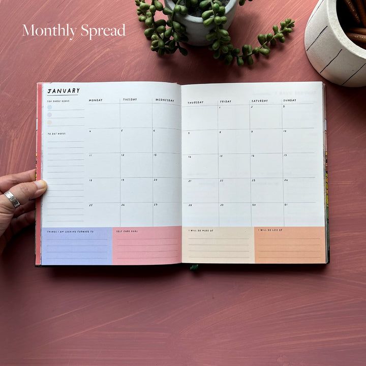 2027 Dated Planner & Journal - The Mountains are Calling