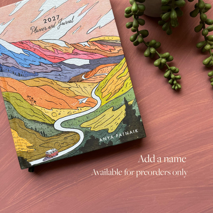 2027 Dated Planner & Journal - The Mountains are Calling