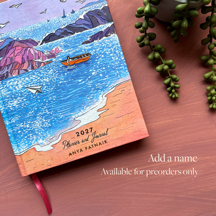 2027 Dated Planner & Journal - Meet Me by the Sea
