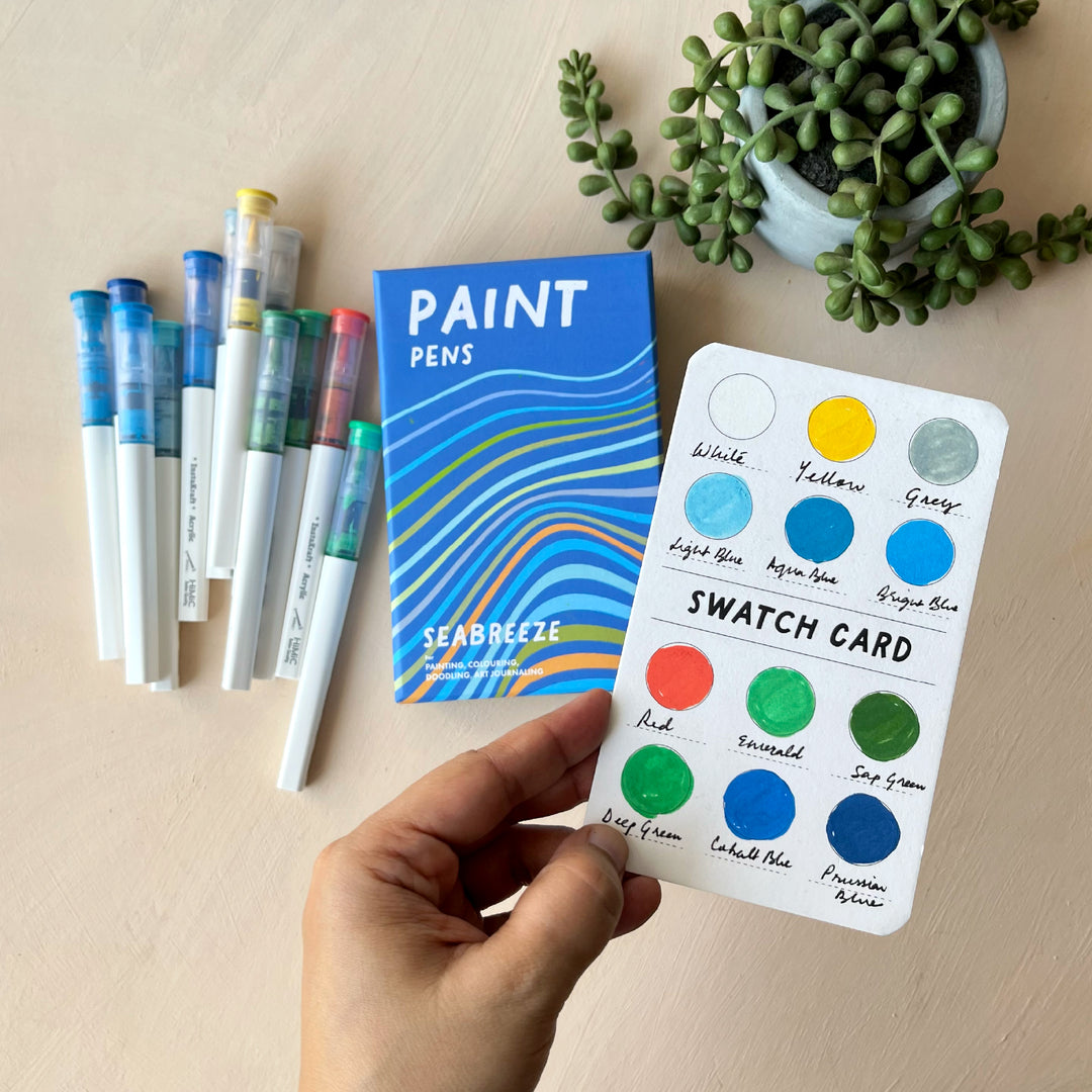 Seabreeze Acrylic Paint Pen Box
