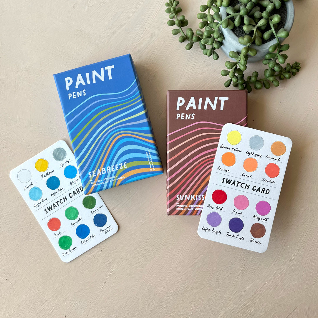 Acrylic Paint Pen Box - Set of Two