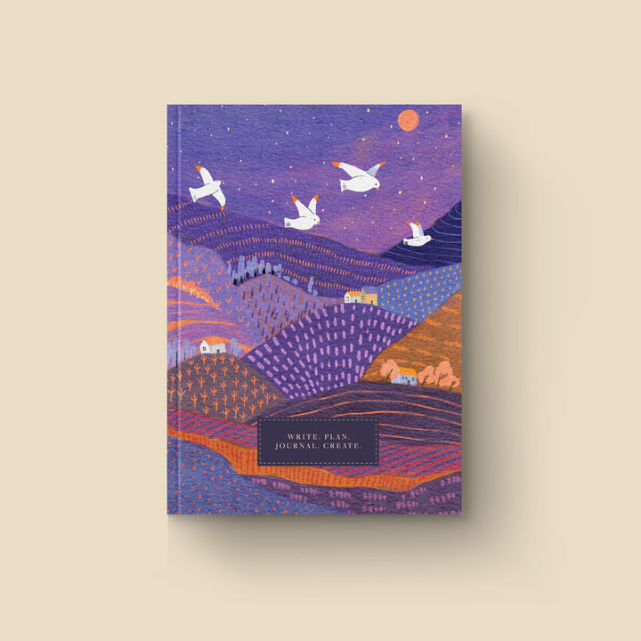 Under a Lilac Sky Dot Grid Notebook