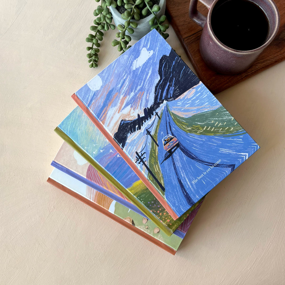 Hardbound Notebooks Set of 4