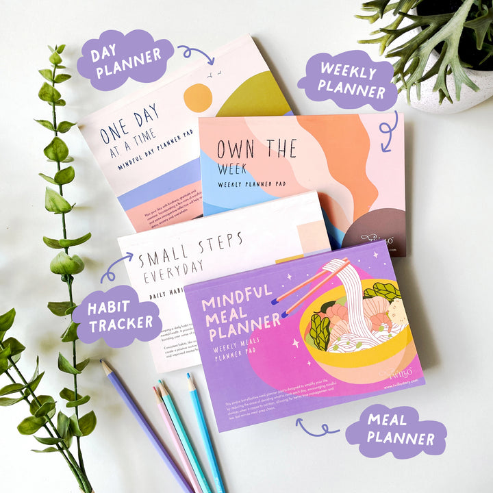 The Mindful Productivity Planner Set of 4
